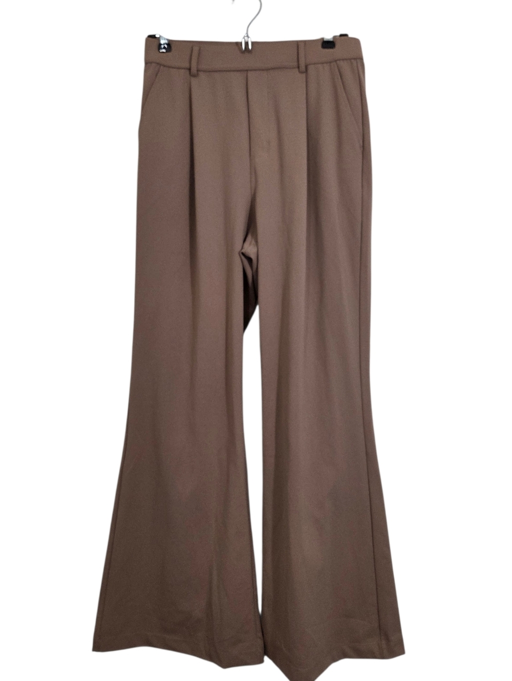 NWT Halara Flex DayStretch High Waisted Work Flare Pants Small Sepia Brown